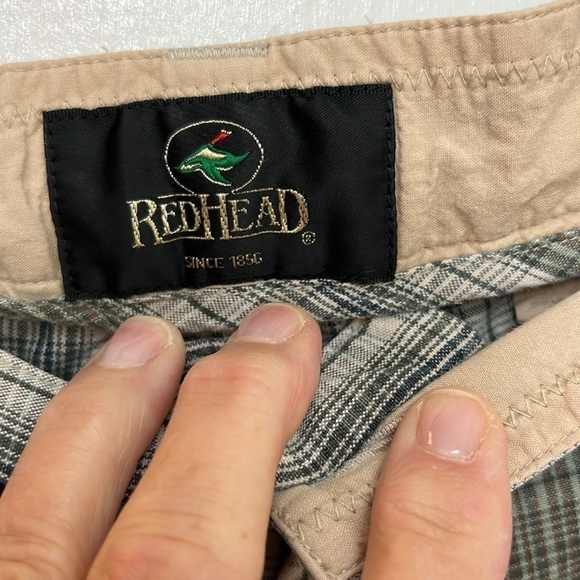 Redhead Men’s plaid shorts, 36 waist Great used condition HP!! - Picture 5 of 7
